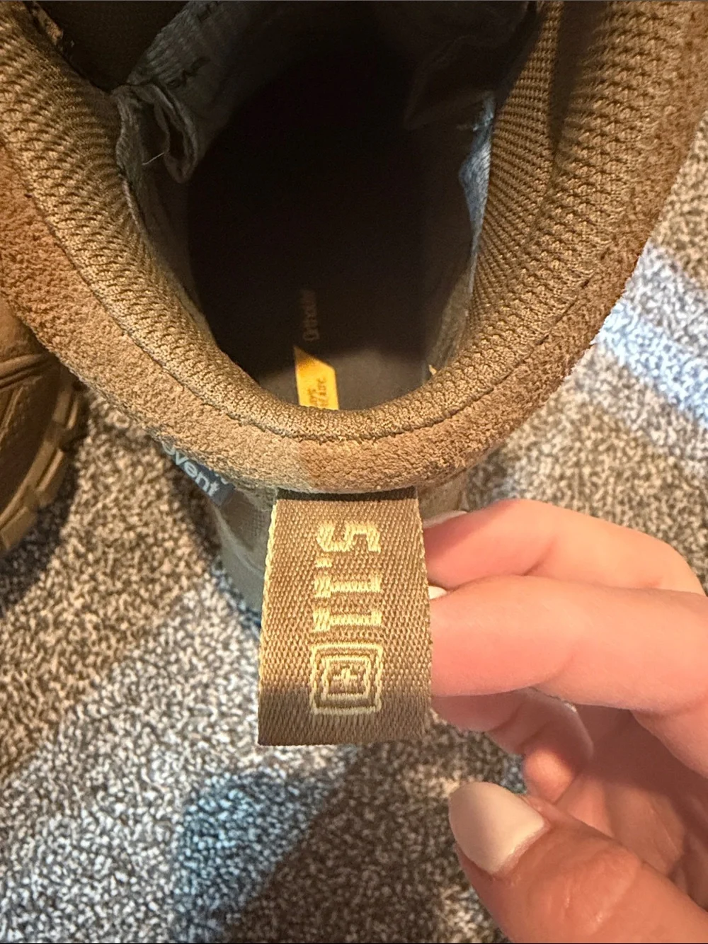 5.11 Tactical Brown Suede Lace-Up Tactical Boots